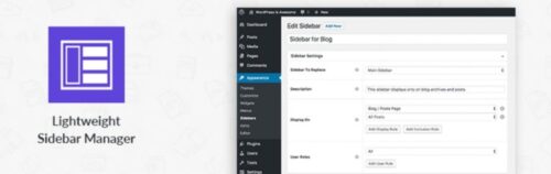 如何为WordPress添加动态侧边栏
