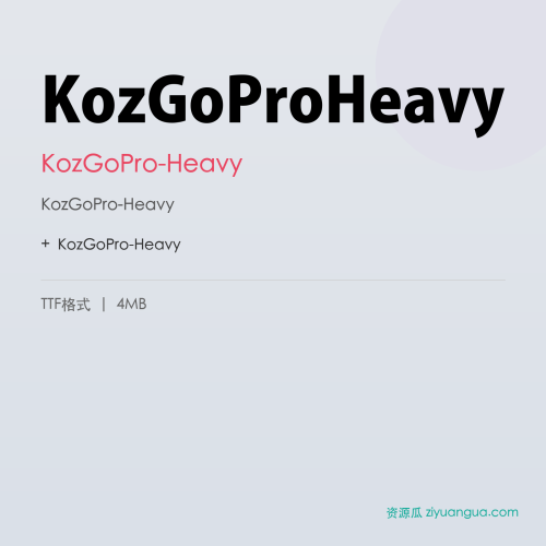 KozGoProHeavy – KozGoPro-Heavy