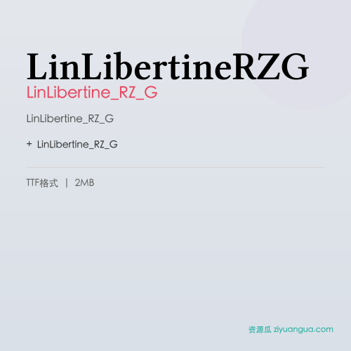 LinLibertineRZG – LinLibertine_RZ_G
