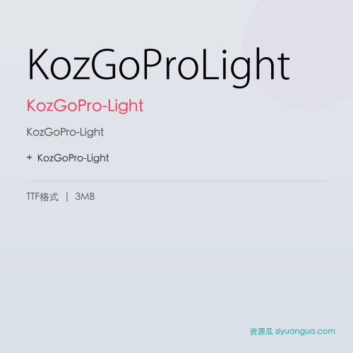 KozGoProLight – KozGoPro-Light