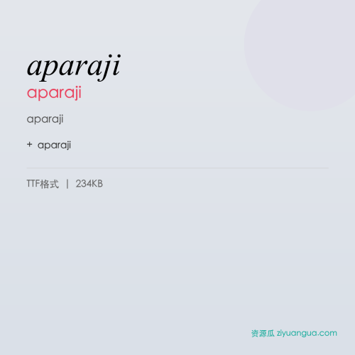 aparaji – aparaji