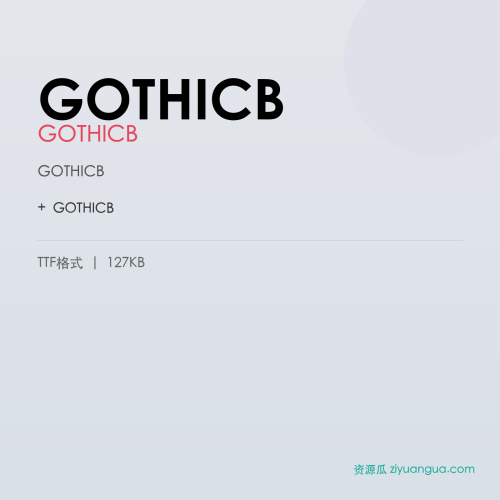 GOTHICB – GOTHICB