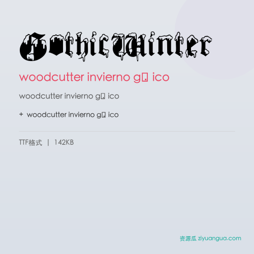 GothicWinter – woodcutter invierno gico